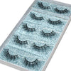 DYSILK 5 Pairs 6D Mink Eyelashes Faux Cross Fluffy Natural Look False Eyelashes Wispies Long Extension Eyelashes Pack Makeup