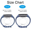 Pack 3 Silicone Bands for Fitbit Charge 4 / Fitbit Charge 3 / Charge 3 SE Replacement Wristbands for Women Men Small Large(Without Tracker) (Large: for 7.1"-8.7" Wrists, Black+Navy Blue+Slate Grey)