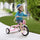 Radio Flyer Classic Pink Dual Deck Tricycle Ride On, 31.5L x 24.5W x 21.5H in.