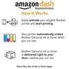 Brother Genuine High Yield Toner Cartridge, TN660, Replacement Black Toner, Page Yield Up To 2,600 Pages, Amazon Dash Replenishment Cartridge