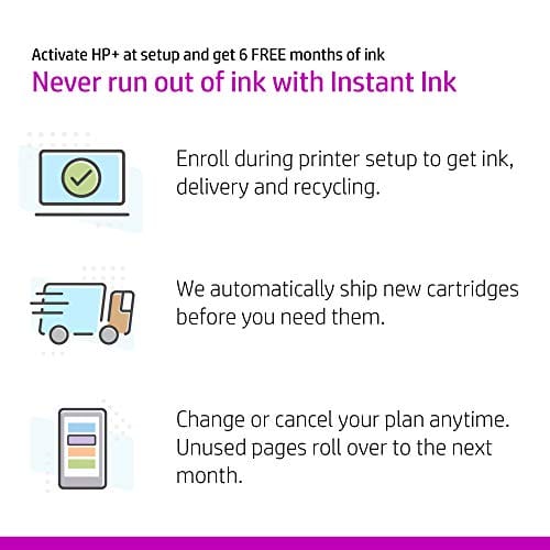 HP ENVY 6455e All-in-One Wireless Color Printer, with bonus 6 months free Instant Ink with HP+ (223R1A)