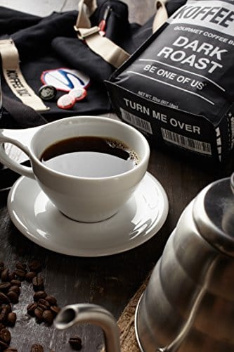 Koffee Kult Coffee Beans Dark Roasted - Highest Quality Delicious Organically Sourced Fair Trade - Whole Bean Coffee - Fresh Gourmet Aromatic Artisan Blend (32oz)