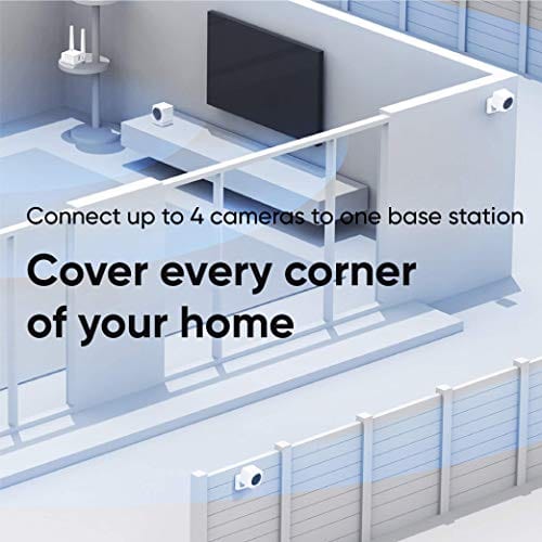 WYZE Cam Outdoor Starter Bundle (Includes Base Station and 1 Camera), 1080p HD Indoor/Outdoor Wire-Free Smart Home Camera