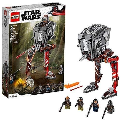 LEGO Star Wars at-ST Raider 75254 The Mandalorian Collectible All Terrain Scout Transport Walker Posable Building Model (540 Pieces)