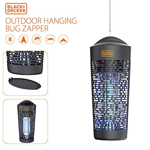 BLACK+DECKER Bug Zapper- Mosquito Repellent & Fly Traps for Indoors