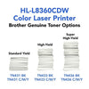 Brother Business Color Laser Printer, HL-L8360CDW, Wireless Networking, Automatic Duplex Printing, Mobile Printing, Cloud printing, Amazon Dash Replenishment Ready