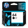 HP 64 | Ink Cartridge | Black | Works with HP ENVY Photo 6200 Series, 7100 Series, 7800 Series, HP Tango and HP Tango X | N9J90AN