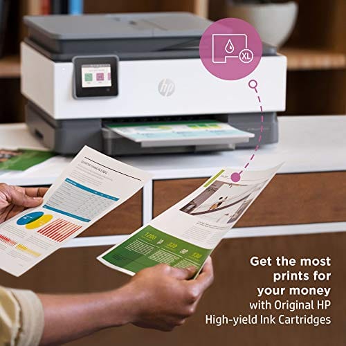 HP OfficeJet Pro 8025e All-in-One Wireless Color Printer for home office, with bonus 6 months free Instant Ink with HP+ (1K7K3A)