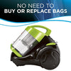 Bissell Zing Canister, 2156A Vacuum, Green Bagless