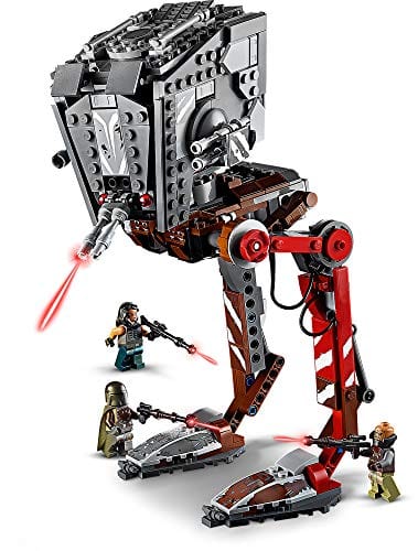 LEGO Star Wars at-ST Raider 75254 The Mandalorian Collectible All Terrain Scout Transport Walker Posable Building Model (540 Pieces)