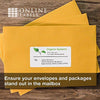 4 x 2 Rectangle Mailing Labels - Permanent, White Matte - Address, Shipping, Gift Labels - Pack of 100 Labels, 10 Sheets - Inkjet/Laser Printers - Online Labels