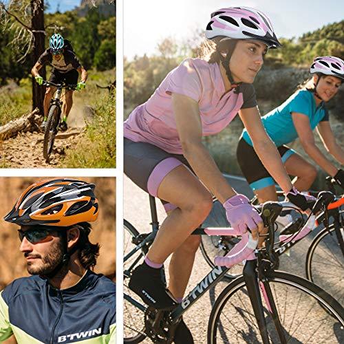 Zacro Adult Bike Helmet, Cycle Helmet, Bike Helmet Specialized for Mens Womens Safety Protection, Collocated with a Headband