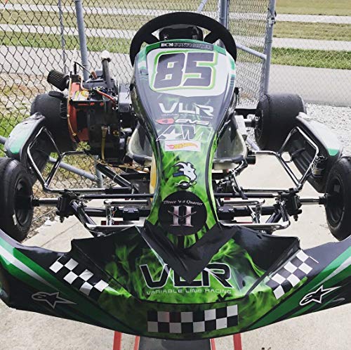 MX & ATV Number Plate Decals | Set of 3 Multicolored Race Numbers | You Pick Your Number & Colors