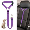 Comfortable Dog Seat Belt Harness for Car - 2-in-1 Leash and Restraint Secures to Headrest