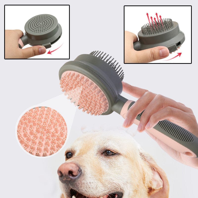 Cleaning Slicker Brush Hair Removal Double-sided Massage