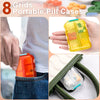 10 Compartments Travel Pill Organizer Pocket Portable Pill Storage Box Case Daily Pill Container or Purse Fish Oil Medicine