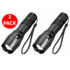 Super-Bright 90000LM LED Tactical Flashlight 5 Modes Zoomable Torch Searchlight