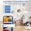 Baby Monitor with Two Way Video Call, 1080P HD Wifi Cameras W/ 2.8” Screen for Home Security/Baby Monitor/Pet Camera, AI Motion Detection&One-Click Call, Full-Color Night Vision for Baby Pet Elderly