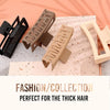5 Inch Extra Large Claw Clips for Thick Hair and Long Hair, 4 Pack Xl Jumbo Claw Clips, Oversized Matte Non-Slip Rectangle Hair Clips for Women
