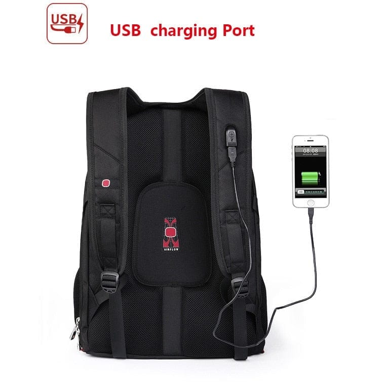 Waterproof Multifunctional Large Capacity USB Charging Port Backpack