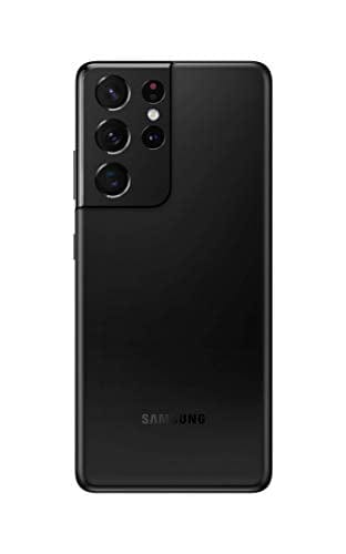 Samsung Galaxy S21 Ultra 5G, US Version, 256GB, Phantom Black - Unlocked (Renewed)