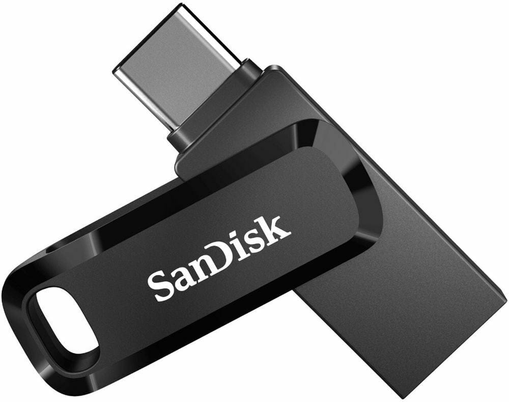 SanDisk - Ultra Dual Drive Go 128GB USB Type-A/USB Type-C Flash Drive - Black
