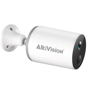 Security Camera Outdoor, Wireless WiFi Waterproof 1080p HD Video Rechargeable Battery Powered Surveillance Cameras for Home Security