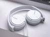 Sony ZX Series Wired On-Ear Headphones, White MDR-ZX110