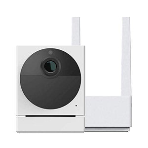 WYZE Cam Outdoor Starter Bundle (Includes Base Station and 1 Camera), 1080p HD Indoor/Outdoor Wire-Free Smart Home Camera