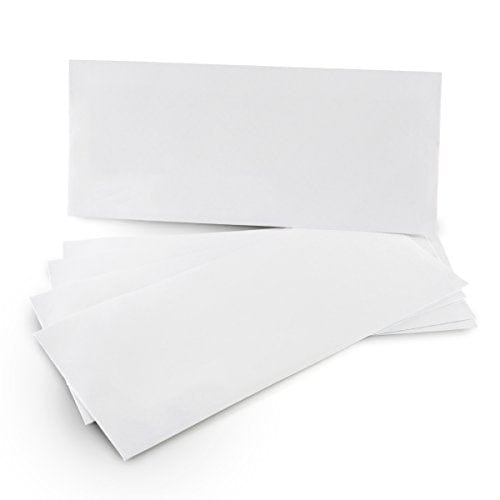 #10 Security Tinted Self-Seal Envelopes - No Window - EnveGuard, Size 4-1/8 X 9-1/2 Inches - White - 24 LB - 100 Count (34100)