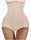 Nebility Women Butt Lifter Shapewear Hi-Waist Double Tummy Control Panty Waist Trainer Body Shaper (S, Beige)