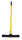 FURemover Broom SW-250I-AMZ-6, Pet Hair Removal Tool with Squeegee & Telescoping Handle That Extends from 3 - 5', Black & Yellow