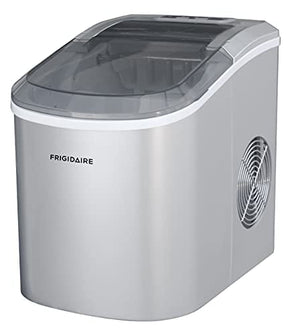 Frigidaire EFIC189-Silver Compact Ice Maker, 26 lb per Day, Silver