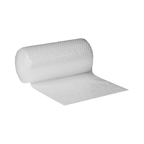 Duck Brand Bubble Wrap Original Protective Packaging, 12 Inches Wide x 30-Feet Long, Single Roll (393251), Clear