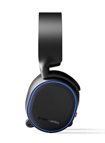 SteelSeries Arctis 5 - RGB Illuminated Gaming Headset with DTS Headphone: X v2.0 Surround - for PC and PlayStation 4 - Black