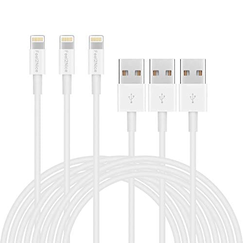 5 Pack (Apple MFi Certified) iPhone Charger 10 ft,Long Lightning Cable 10 Foot,High Fast 10 Feet Apple Charging Cables Cord Connector for iPhone 12 Mini 12 Pro Max 11 Pro MAX XS Xr X 6 AirPods