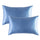 Bedsure Satin Pillowcases Standard Set of 2 - Airy Blue Pillow Cases for Hair and Skin 20x26 inches, Satin Pillow Covers 2 Pack with Envelope Closure