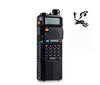BAOFENG UV-5R Two-Way Radio Walkie Talkies, Dual Band, 128 Channels with 3800mah and Earpiece-Black