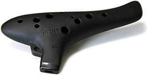 Night By Noble Plastic Ocarina SC Black (Soprano C Style)