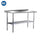 Hally Stainless Steel Table for Prep & Work 24 x 60 Inches, NSF Commercial Heavy Duty Table with Undershelf and Backsplash for Restaurant, Home and Hotel