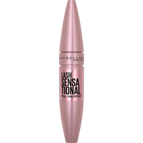 Maybelline Lash Sensational Washable Mascara, Blackest Black, 0.32 fl; Oz; (Packaging May Vary)