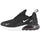Nike Air Max 270 GS Running Trainers 943345 Sneakers Shoes (UK 4.5 us 5Y EU 37.5, Black White Anthracite 001)
