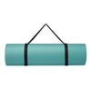 Gaiam Essentials Thick Yoga Mat Fitness & Exercise Mat With Easy-Cinch Yoga Mat Carrier Strap, Teal, 72"L X 24"W X 2/5 Inch Thick