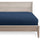 Bare Home Fitted Bottom Sheet Twin - Premium 1800 Ultra-Soft Microfiber - Deep Pocket (Twin, Dark Blue)