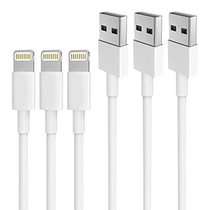iPhone Charger AUNC 3PACK 6Feet Long Lightning to USB Charging Cable Fast Connector Data Sync Transfer Cord Compatible with iPhone 11 / Xs Max/X/8/7/Plus/6S/6/SE/5S iPad…