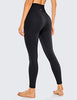 CRZ YOGA Women's Naked Feeling Yoga Pants 25 Inches - 7/8 High Waisted Workout Leggings Black_R009A X-Small