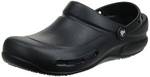 Crocs unisex adult Bistro Clog, Black, 6 Women 4 Men US