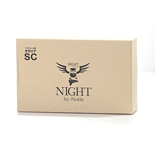 Night By Noble Plastic Ocarina SC Black (Soprano C Style)