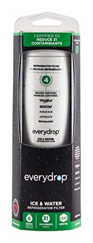 EveryDrop by Whirlpool Refrigerator Water Filter 4, EDR4RXD1, Pack of 1