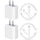 iPhone Fast Charger Cable【Apple MFi Certified】 Lightning Cables 20W PD USB C Wall Charger 2-Pack 6FT Fasting Charging Adapter Compatible with iPhone 12/12 Pro/Max/11/11Pro/XS/Max/XR/X/8/8Plus,iPad